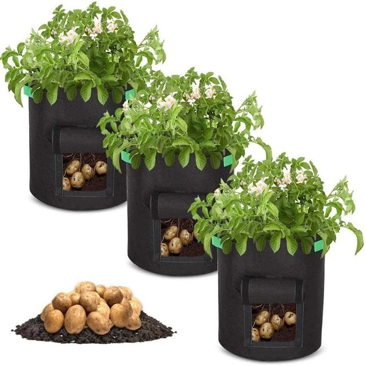 Heavy Duty Thickened Vegetable Container Felt Potato Grow Bags