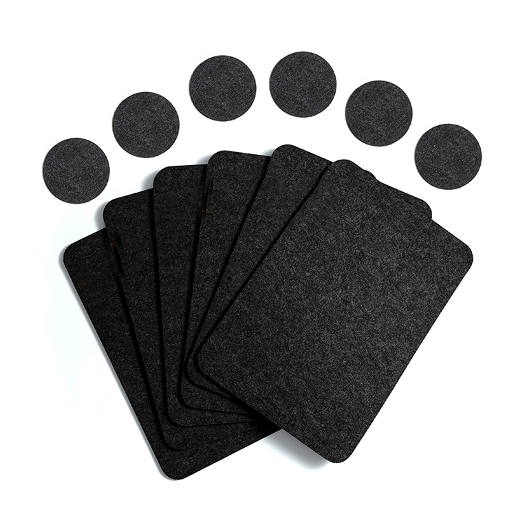 High Quality Felt Placemats Set Absorbent Table Mats Non Slip Heat Resistant Felt Placemat