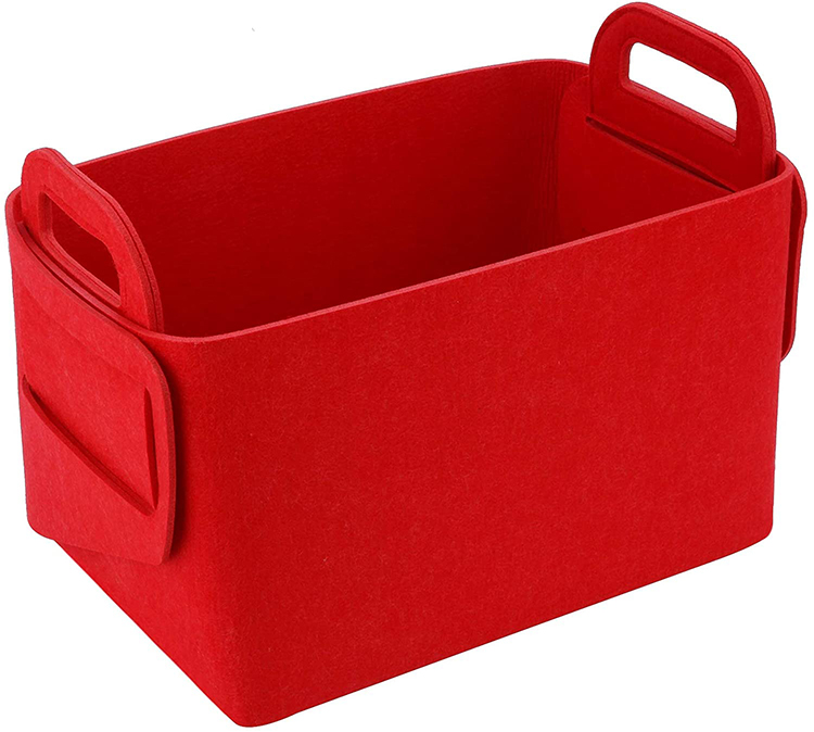 Foldable Felt Storage Basket Bin Organizer Laundry Hamper