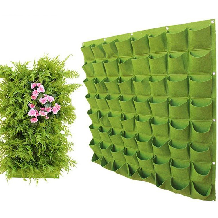 Pockets Vertical Wall Hanging Grow Bags