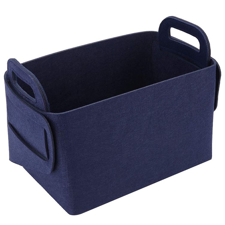 Foldable Felt Storage Basket Bin Organizer Laundry Hamper