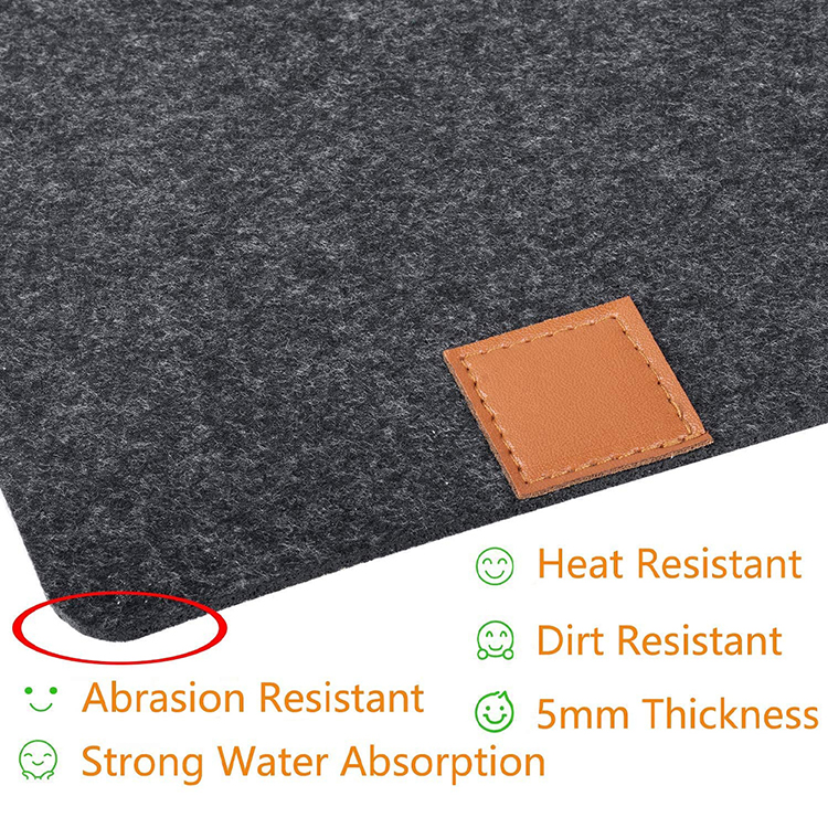 Kitchen Heat Resistant Waterproof Placemat Absorbent Felt Place Mat