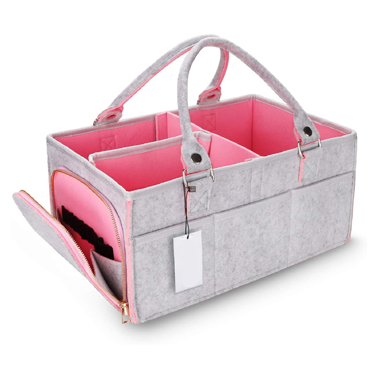 Multi-Pockets Portable Storage Nursery Organizer Basket