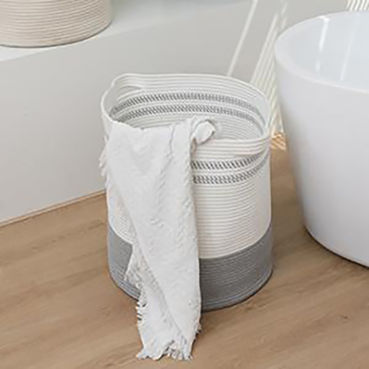 Cotton Thread Rope Laundry Baskets