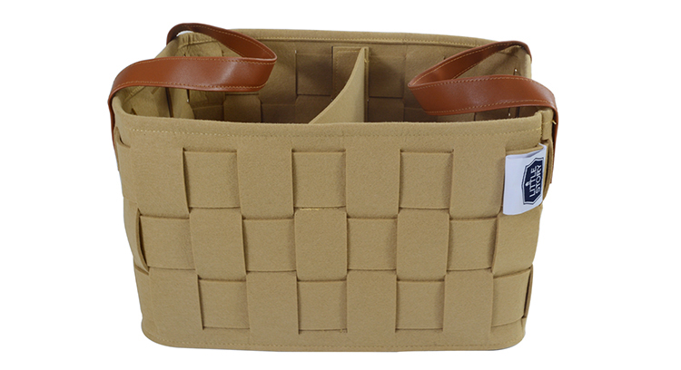 Collapsible Felt Laundry Storage Basket Bin Organizer