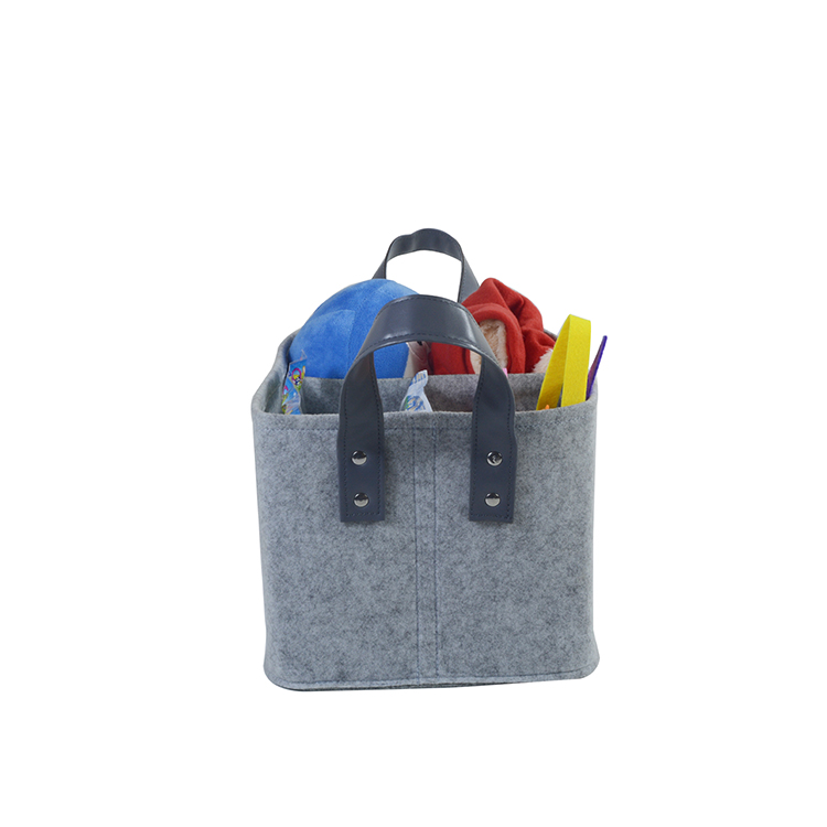 Foldable Felt Storage Basket Bin Laundry Hamper