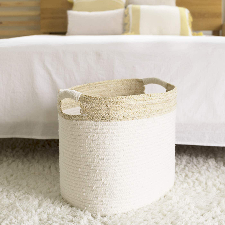 Wholesale Cheap Extra Large Cotton Rope Storage Baskets