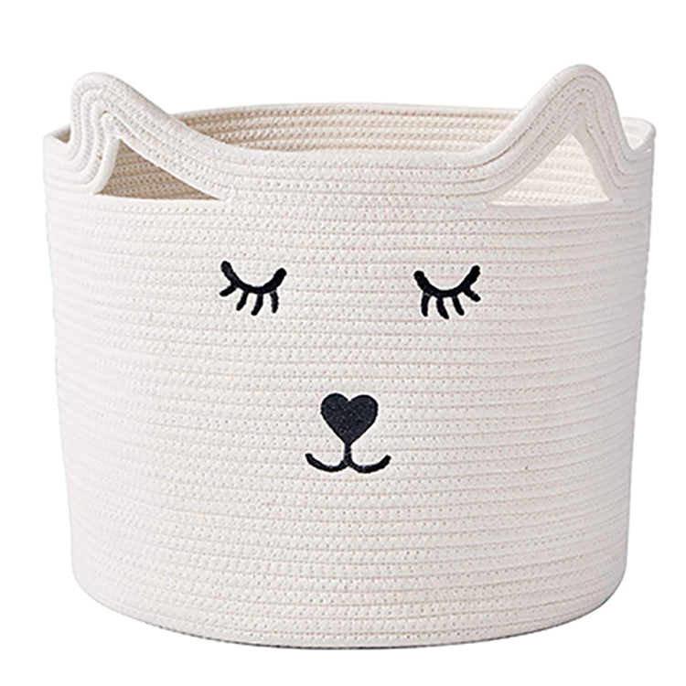 Durable Large Cute Cat Baby Kids Toys Laundry Blanket Pillow Towel Storger Hamper