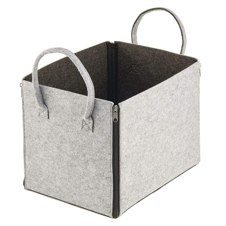 Collapsible Felt Cube Bin Box Storage Basket