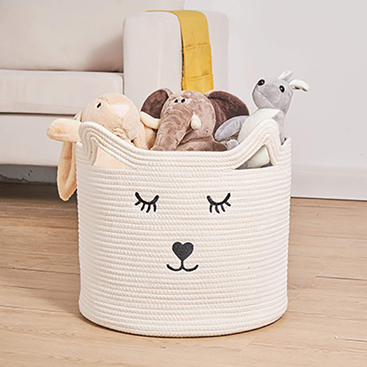 Durable Large Cute Cat Baby Kids Toys Laundry Blanket Pillow Towel Storger Hamper