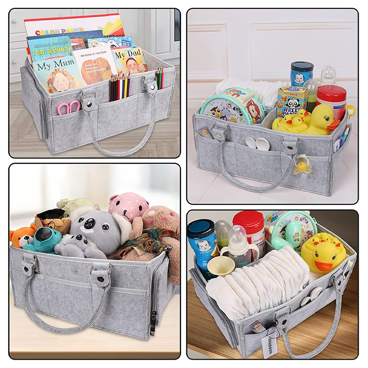 Factory Direct Baby Diaper Caddy Organizer Portable Holder Bag