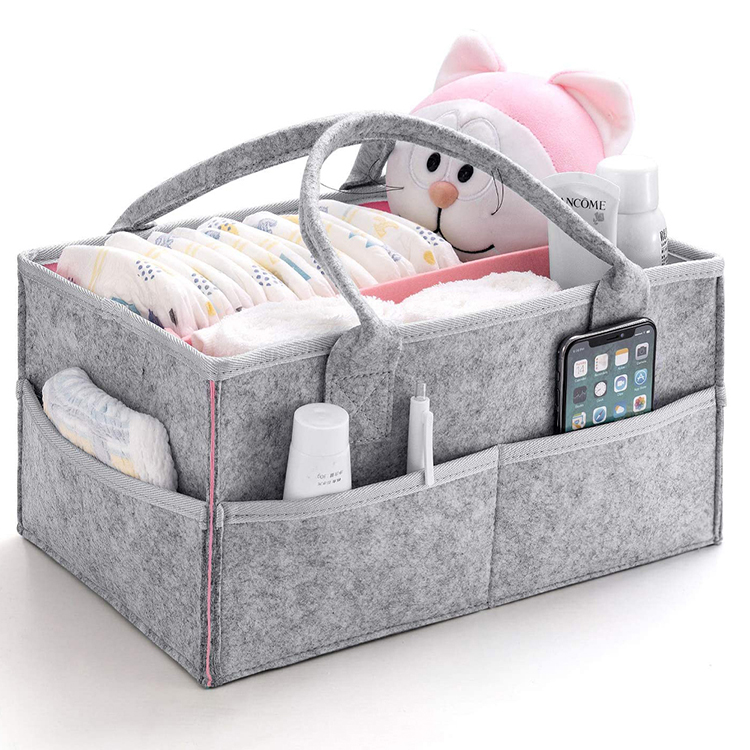 Wholesale Felt Baby Diaper Caddy Mommy Bag