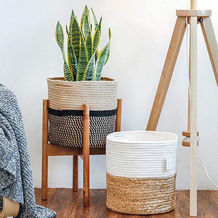 Cotton Rope Plant Basket