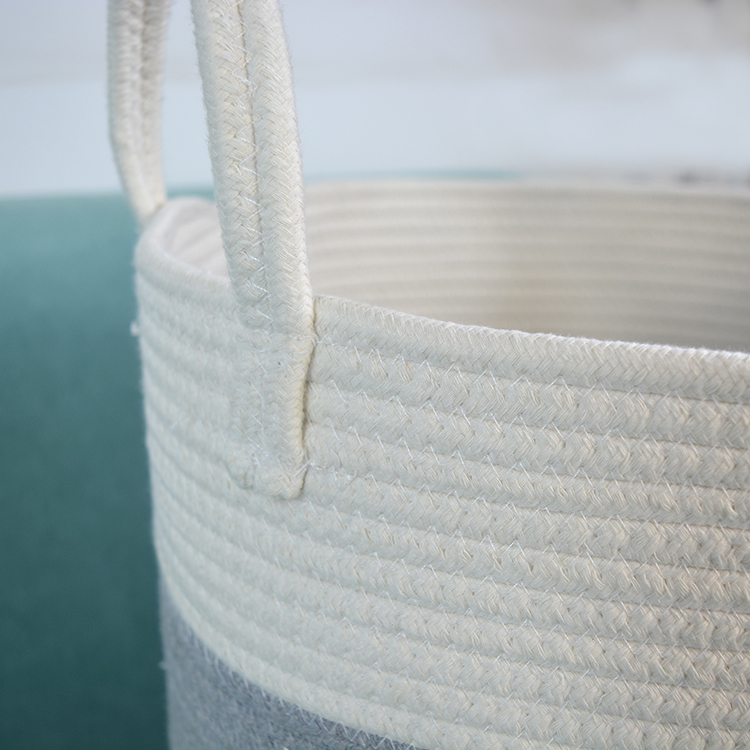 Custom Size Woven Blanket Basket