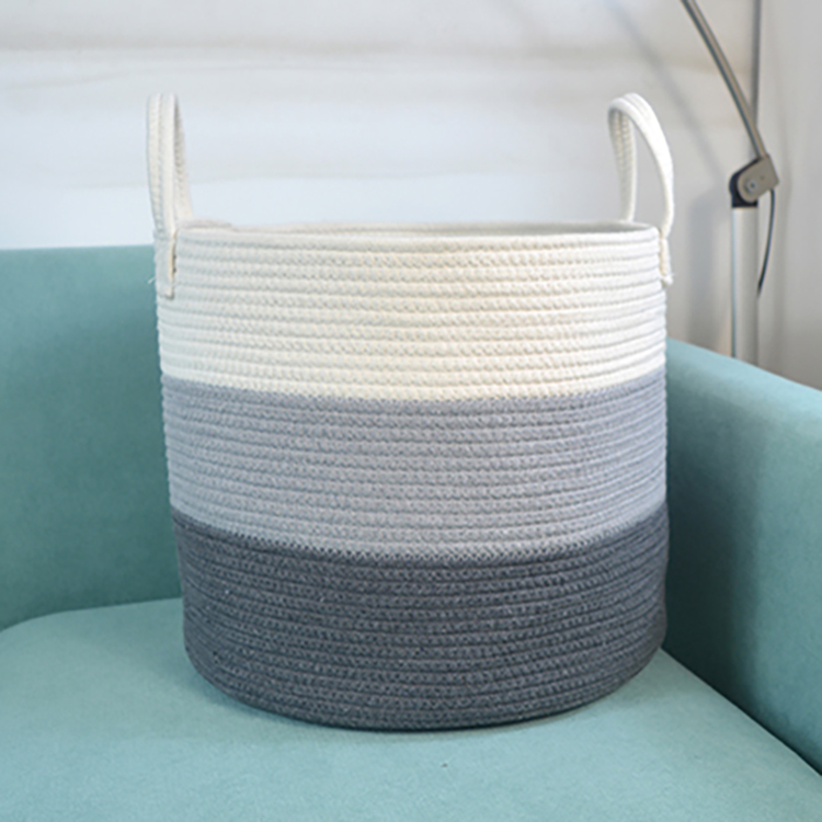 Custom Size Woven Blanket Basket