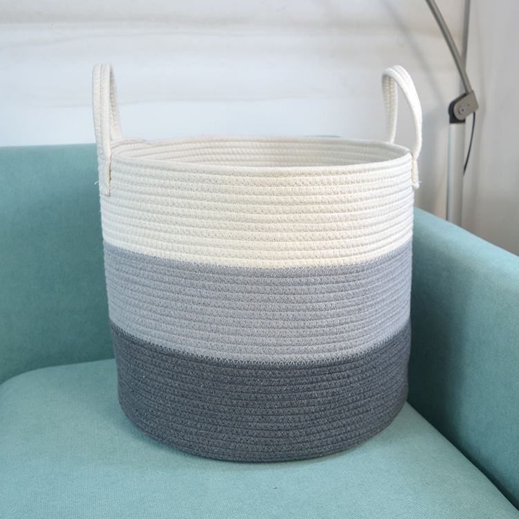 Custom Size Woven Blanket Basket