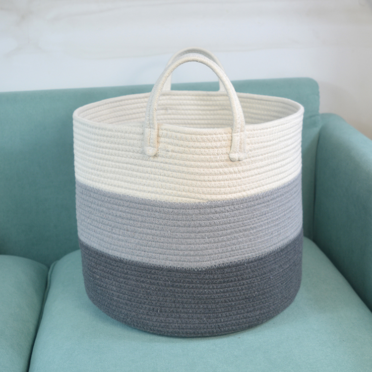 Custom Size Woven Blanket Basket