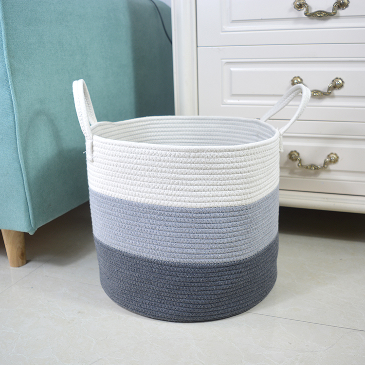 Custom Size Woven Blanket Basket