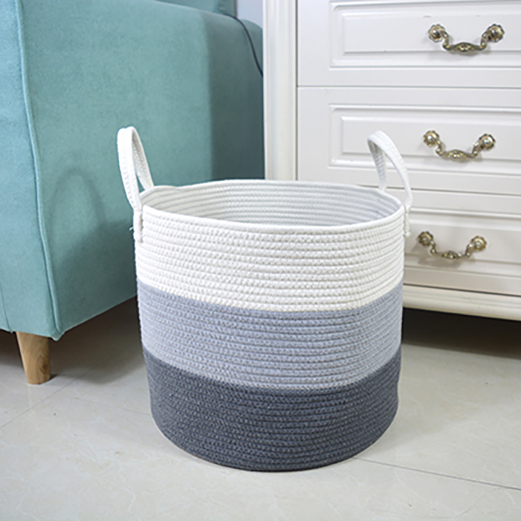 Custom Size Woven Blanket Basket