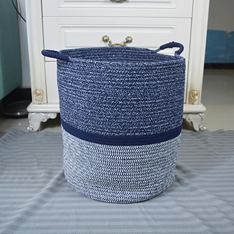 Extra Large Baby Toy Laundry Blankets Nursery Cotton Rope Storage Baskets