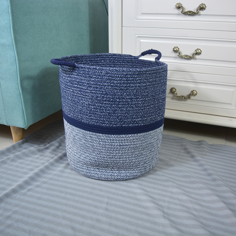 Extra Large Baby Toy Laundry Blankets Nursery Cotton Rope Storage Baskets