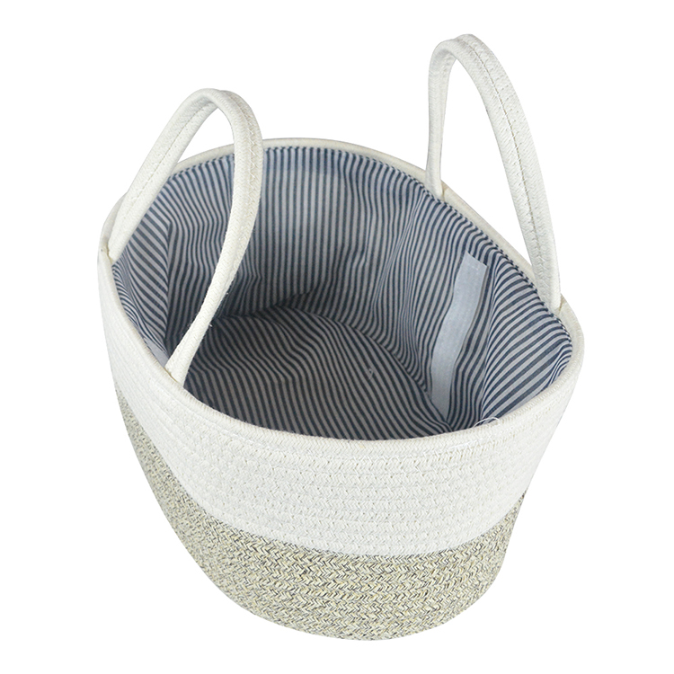 Factory Portable Baby Diaper Caddy Organizer Nursery Cotton Rope Storage Basket Bin