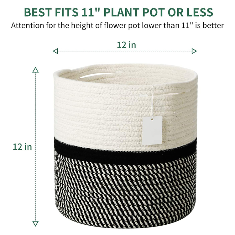 Cotton Rope Planter Basket