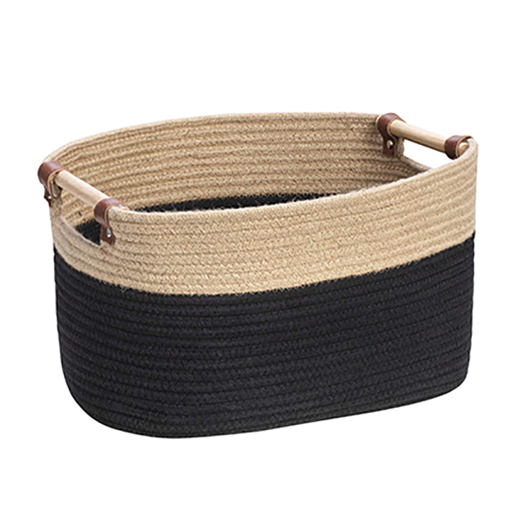 Factory Woven Cotton Rope Baskets