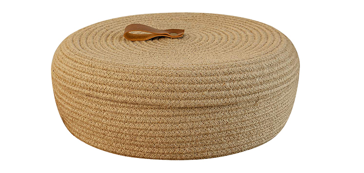 Coffee Table Natural Cotton Rope Basket