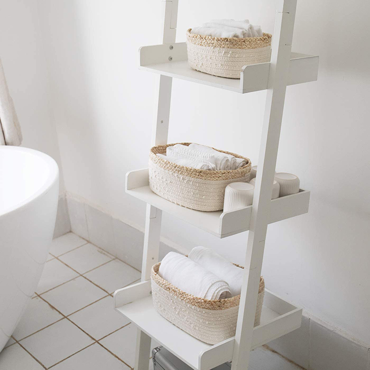 Woven Cotton Rope Storage Baskets