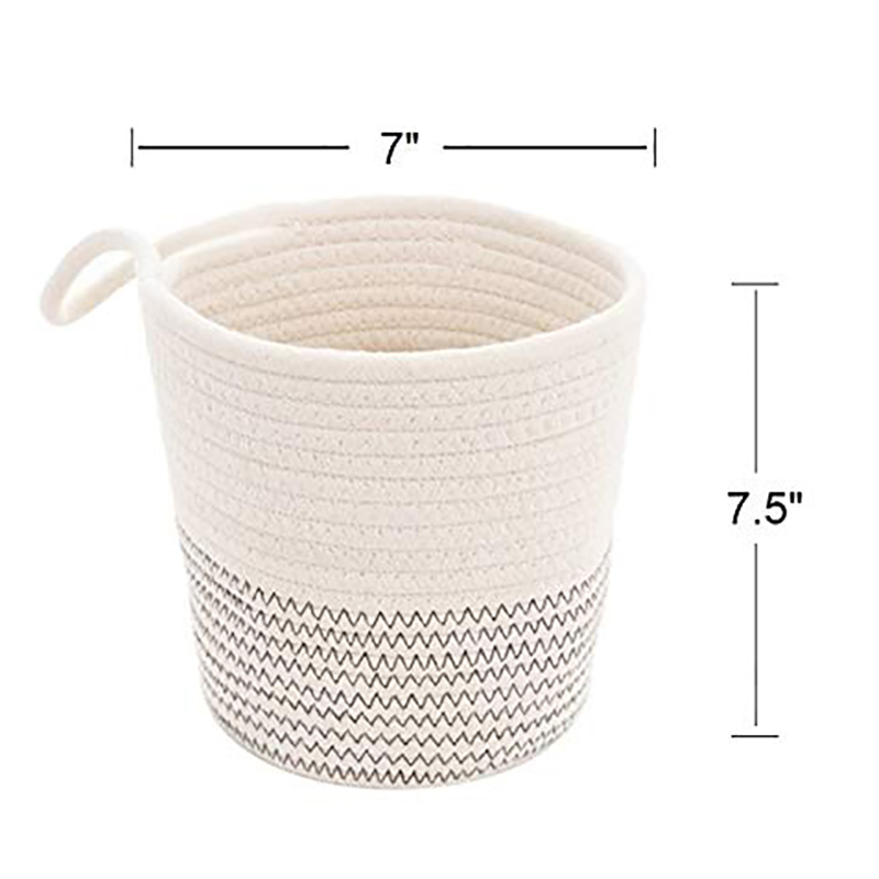 Premium Quality Small Cotton Rope Basket 