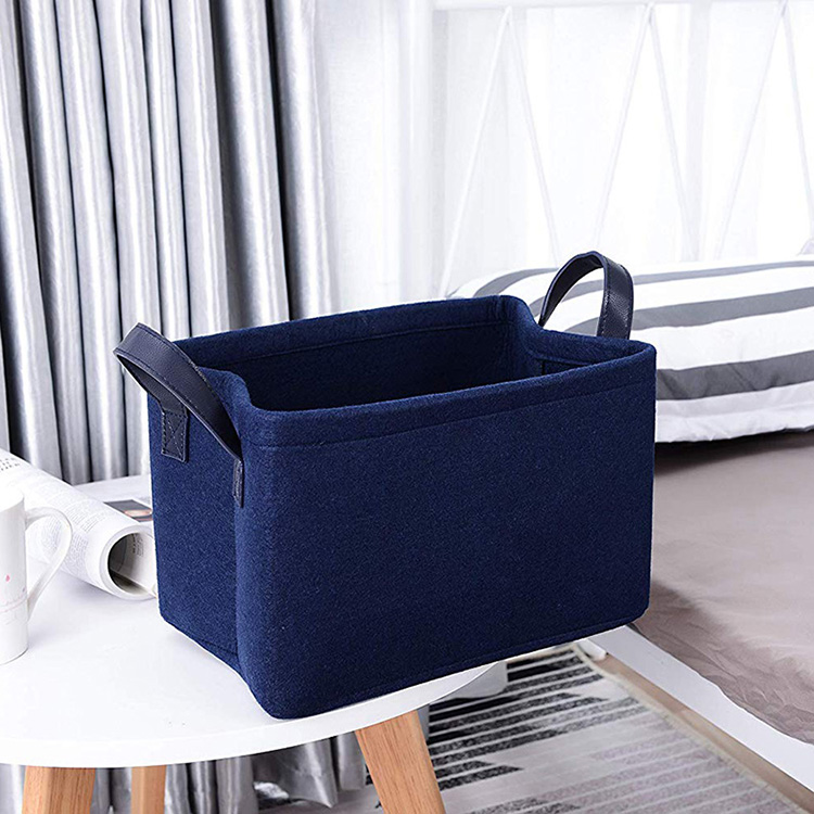 Foldable Rectangular Felt Storage Organizer