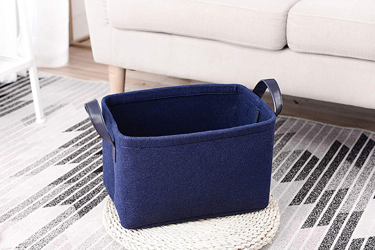 Foldable Rectangular Felt Storage Organizer