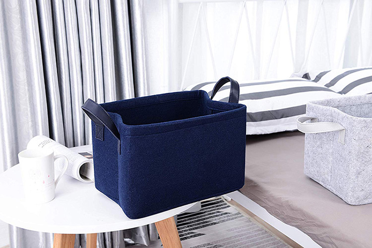 Foldable Rectangular Felt Storage Organizer