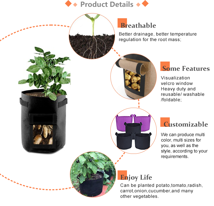 Multifunctional Garden Grow Bags