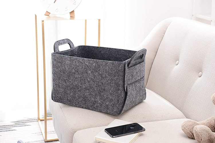 Felt Storage Basket Bin Organizer