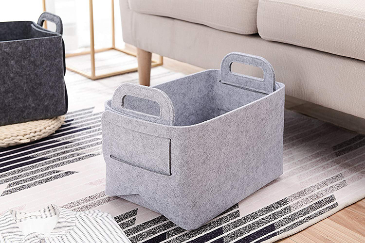 Felt Storage Basket Bin Organizer