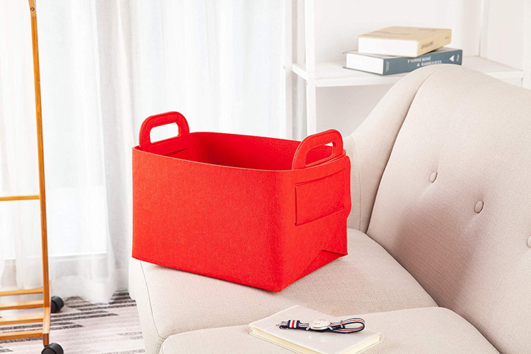 Felt Storage Basket Bin Organizer