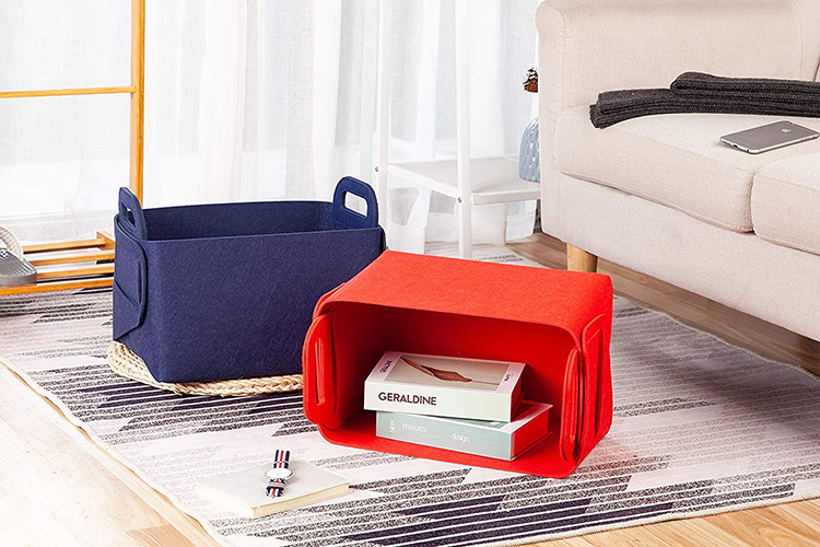 Felt Storage Basket Bin Organizer