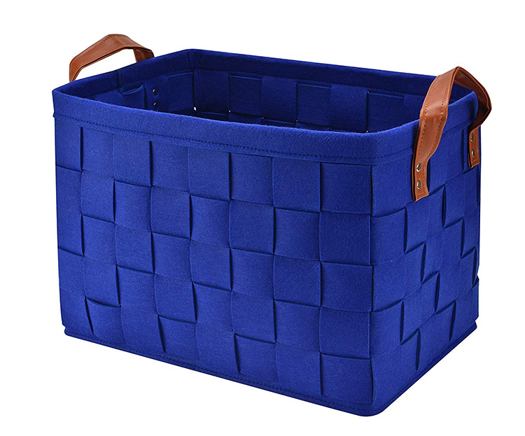 Factory Foldable Felt Basket Organizer