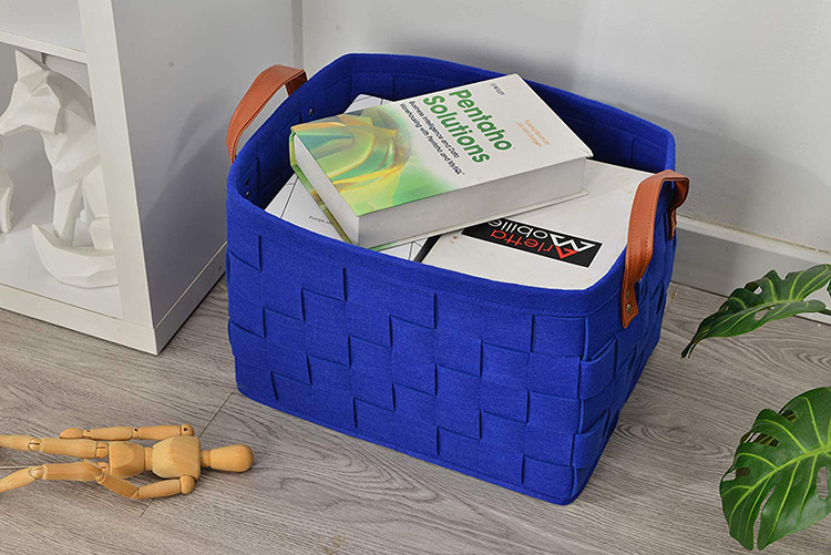 Factory Foldable Felt Basket Organizer